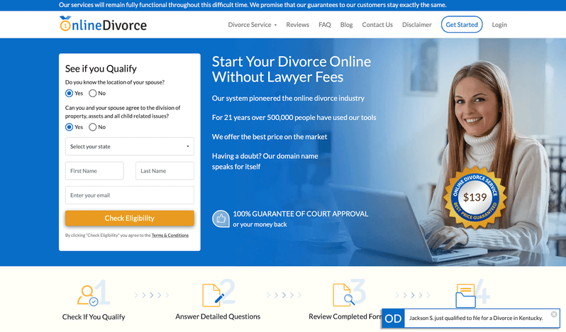 online divorce