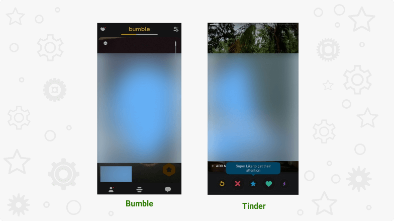 tinder vs bumble profile