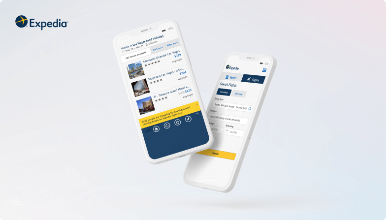 Expedia Mobile App Screens