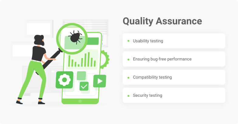 quality assurance for the insurance app