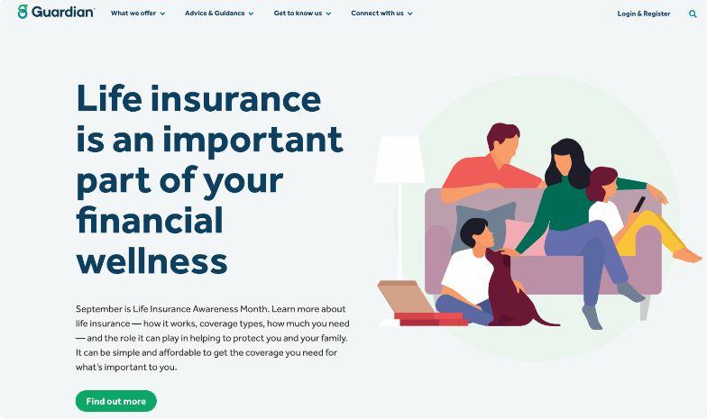 Insurance Website Design: 11 Best Examples for Inspiration | KeyUA