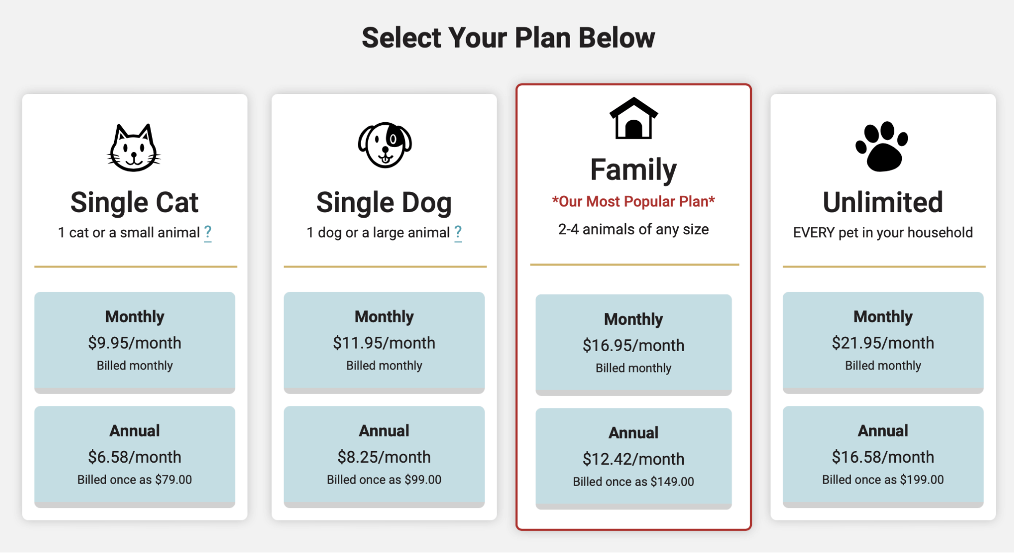 insurance website ui