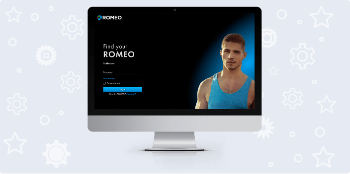 Planet Romeo Home Screen